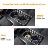 100Pcs Sublimation Car Coasters Blanks Set, 50 Pcs 2.75/0.25 in Neoprene Round Opening Sublimation Coasters, 25Pcs Self-Seal Bags & 25Pcs Car Coaster Display Cards for Sublimation DIY Drink Coaster CJMYHOME