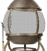 Deckmate Corona 3 Ft. High Outdoor Steel Chimenea Fireplace Model 28063 Kay Home Products