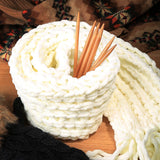 75 Pcs Double Pointed Knitting Needles Set, BetyBedy Carbonized Bamboo Knitting Needles, Knitting Needle for Handmade Creative DIY - 8'' Length 15 Sizes (2.0mm -10.0mm) (5 Needles/Size) BetyBedy