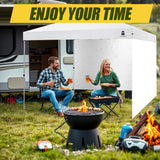 MordenApe 10x10 Pop Up Canopy Tent Sidewalls - Straight Leg Compatible, 300D Waterproof Polyester with 99% UV Protection, 3 Piece White Wall Set MordenApe