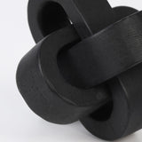 Wood Knot Decor Coffee Table Decor Shelf Decor Table Books Hand Carved Home Decoration Boho Farmhouse Rustic Modern Chain Link Decor Shabby Chic Bookshelf Decor 3 Link Wooden Knot Lifeuping