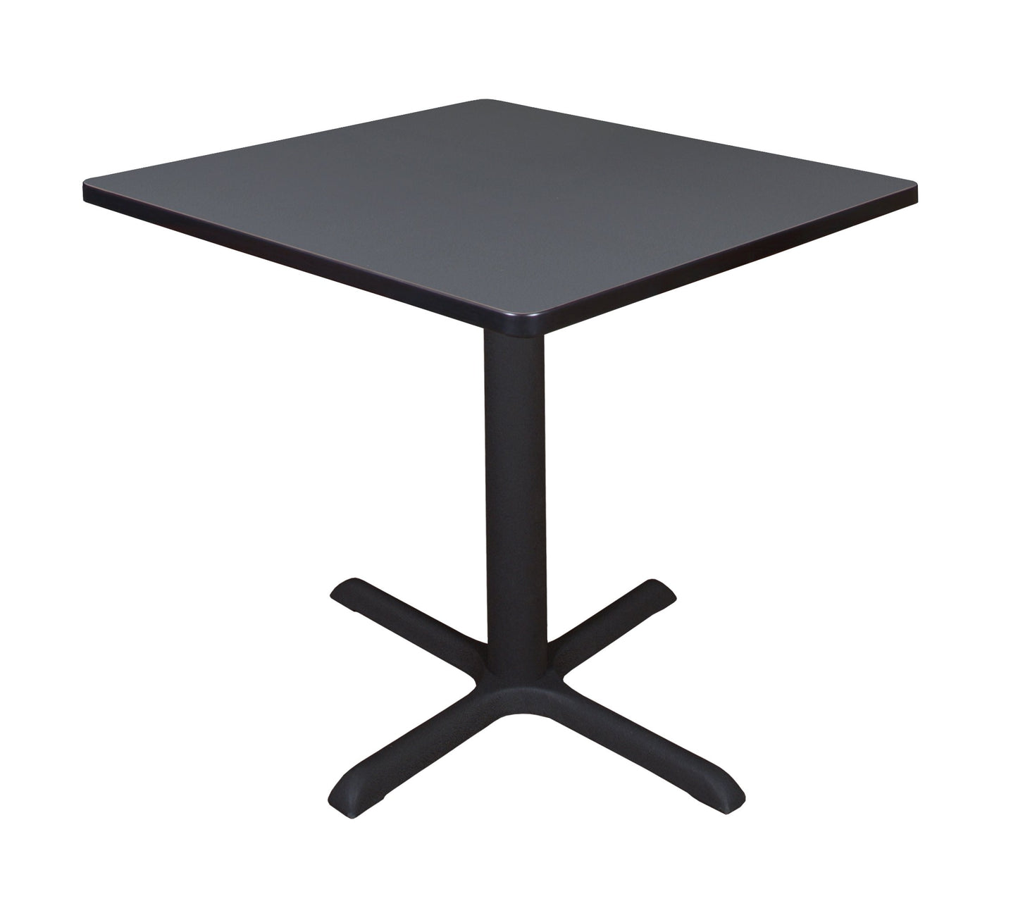 Cain 30" Square Breakroom Table- Grey - WoodArtSupply