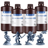 ANYCUBIC ABS-Like Resin Pro 2 Bundle, Upgraded 8K 3D Printer Resin with Enhanced Strength and Toughness, Wide Compatibility for All LCD Resin 3D Printers (4Packs*1kg Grey, 4kg in Total) ANYCUBIC