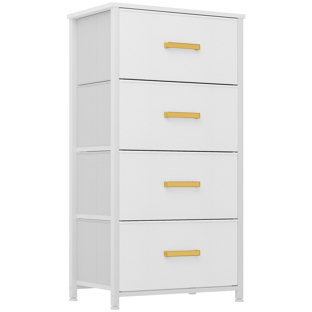YITAHOME Dresser with 4 Drawers - Fabric Storage Tower, Organizer Unit for Room, Living Room, Hallway, Closets YITAHOME