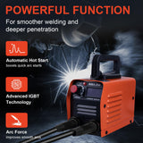 Siasky Mini Welding Machine, Upgraded Welder Machine 110V, Portable Stick Welder MMA-250A, IGBT Inverter Welder with Hot Start, Arc force, Anti-Stick Siasky