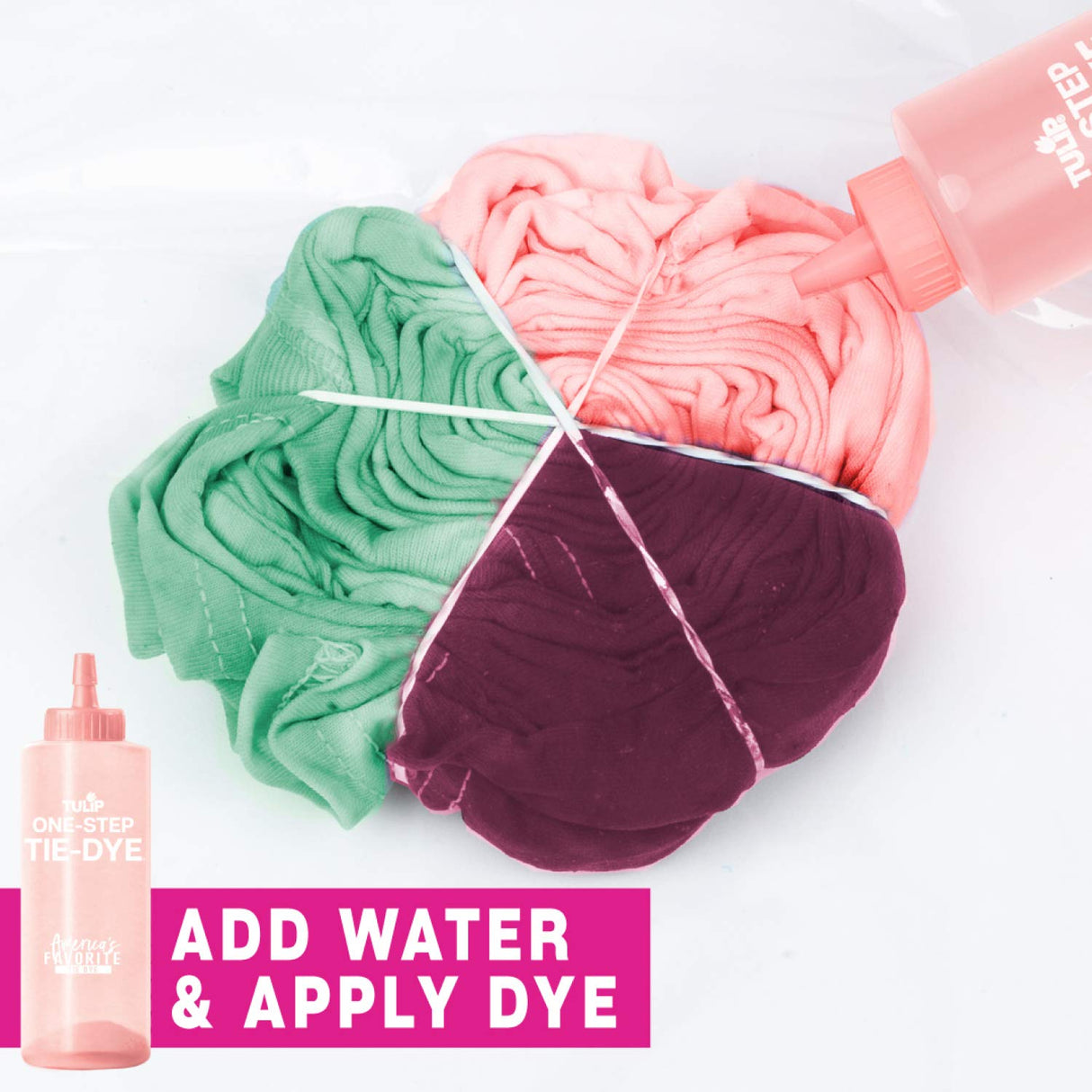 5 Color Tie Dye, Wilderness Tulip One-Step Tie-Dye Kit