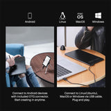 HUION Inspiroy H640P Drawing Tablet, 6x4 inch Digital Art with Battery-Free Stylus, 8192 Pen Pressure, 6 Hot Keys, Graphics Tablet for Drawing, Writing, Design, Teaching, Work with Mac, PC & Mobile HUION