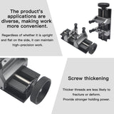 AM ARROWMAX Precision Double-Ended Mini Bench Vise - Crafted From Aerospace-grade Aluminum Alloy And Precision CNC Machined, Enhance Precision and Stability for Crafts, Jewelry Making AM ARROWMAX