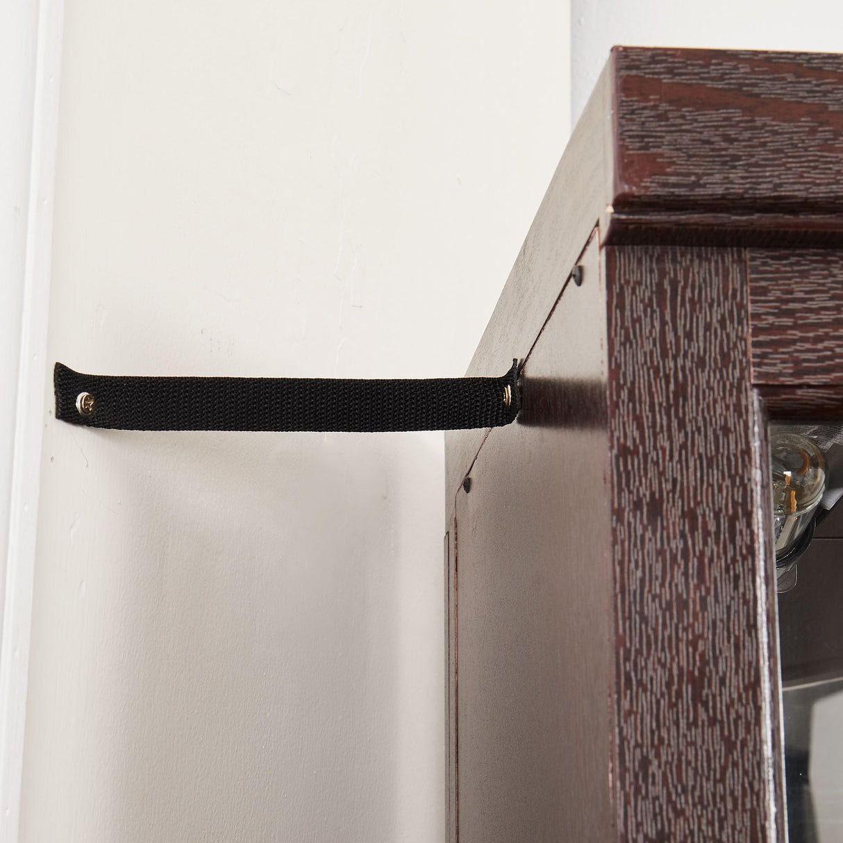 Lighted Corner Display Curio Cabinet Wooden Shelving Unit with Tempered Glass Door, Bar and Liquor Storage Area with 4 Shelves, Wine Cabinet CQSXDA