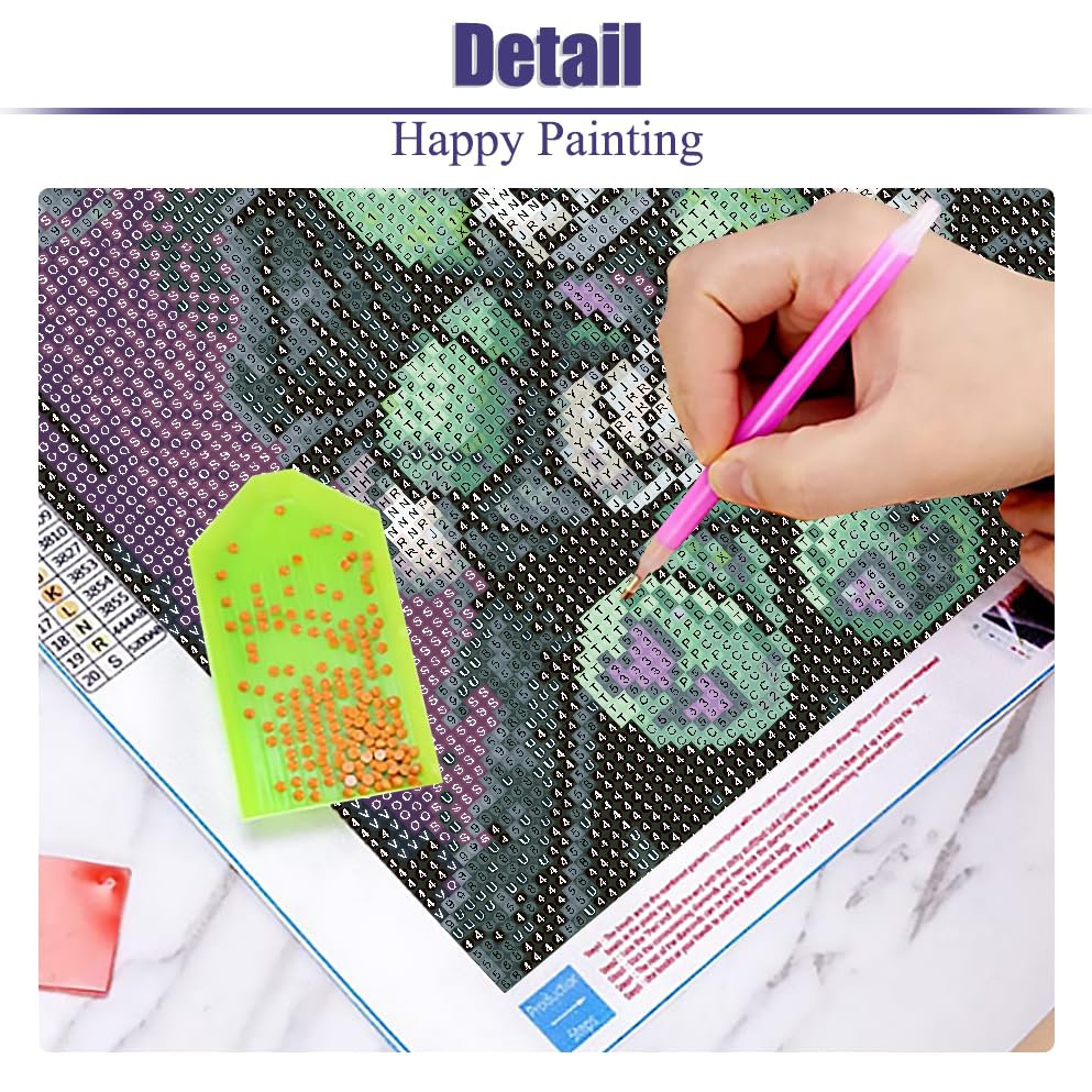 cdjlddww Gothic Diamond Painting Kits for Adults, 5D Diamond Art Kits for Beginners, DIY Bear Round Full Diamond Gemstone Art Rhinestone Painting for Wall Decor 12X16 inch cdjlddww
