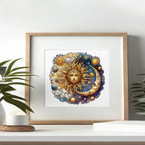 Wooden Puzzles for Adults, Sun and Moon Wood Puzzles 200 Pieces, Irregular Animal Shaped Unique Wooden Jigsaw Puzzles, Creative Ghristmas Gift for Teenagers and Adults WHJSG