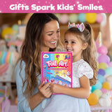 ZMLM Foil Art Kit for Kids - Arts Crafts Fun Mess Free Activity, Gifts for Ages 4 5 6 7 8 9 Girls Boys, Crafts for Kids Creative Birthday Easter Basket Stuffers Gifts Toys (Unicorn) ZMLM