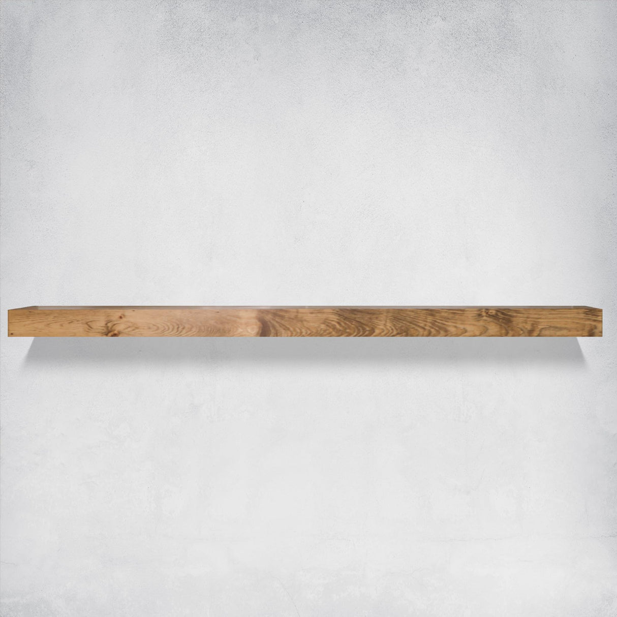 Urbandi Modern Fireplace Mantel, Contemporary, Floating Mantle, Shelf, Hand Crafted, (Aged Oak, 48Lx3Hx8D) Urbandi