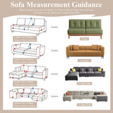 VClife Boho Beige Floral Birds Couch Cover Soft Thick Cotton Linen Farmhouse Sofa Cover for 3 Cushion Couch Sofa, Breathable Non-Slip Sectional Sofa Protector 1 PC Futon L Shpe Slipcover with Tassels VClife