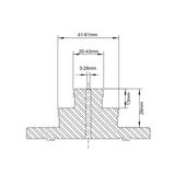 NCK-3.75Z-SJ Step Jaws for BMWOOD NCK Series Woodturning Lathe Chuck, Compatible with the Chucks: SuperNOVA2, G3 Nova, Robert Sorby Patriot, Record Power SC3, Record Power SC4. BMWOOD