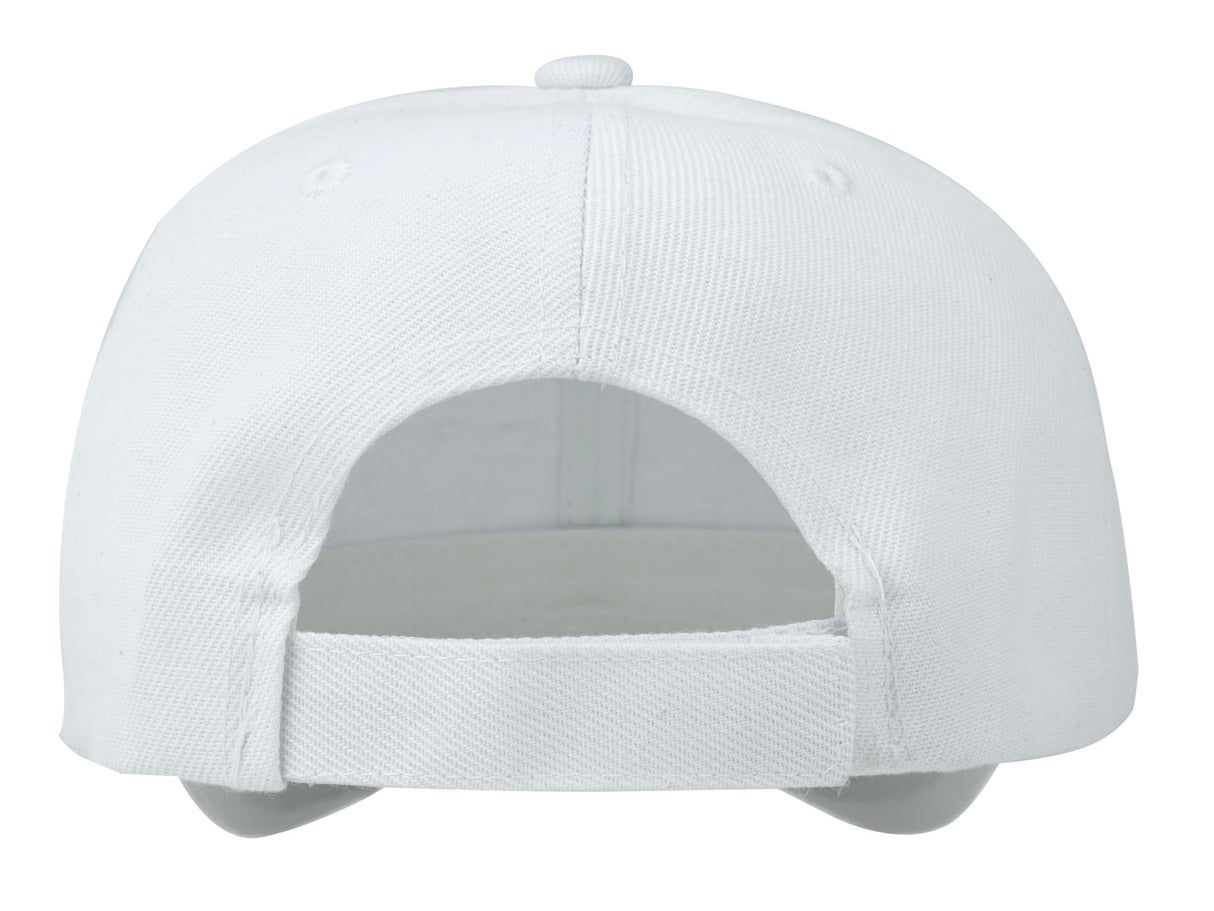 Gelante Plain Blank Baseball Caps Adjustable Back Strap Wholesale LOT 12 Pack 001-White Gelante