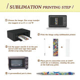 15 Pack Sublimation Pens Blank With Shrink Wrap, No Clip Heat Transfer Sublimation Ballpoint Pen, White Aluminum Personalized Customized Sublimation Pen for DIY Office School Stationery Supplies KEARTN