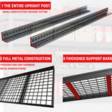 PMKES 67" Wide Garage Shelving Unit, 30" D Heavy Duty Garage Storage Shelves,3500 LBS Capacity, Industrial Adjustable Shelves for Basement,Kitchen,Warehouse, 2 Pack PMKES