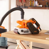 VEVOR 10AMP Belt Sander, 4" x 24" Belt Sanders for Woodworking with 6 Speeds 274-480 m/min, Powerful Sander Machine with 2 in 1 Vacuum Adapter, 2 VEVOR