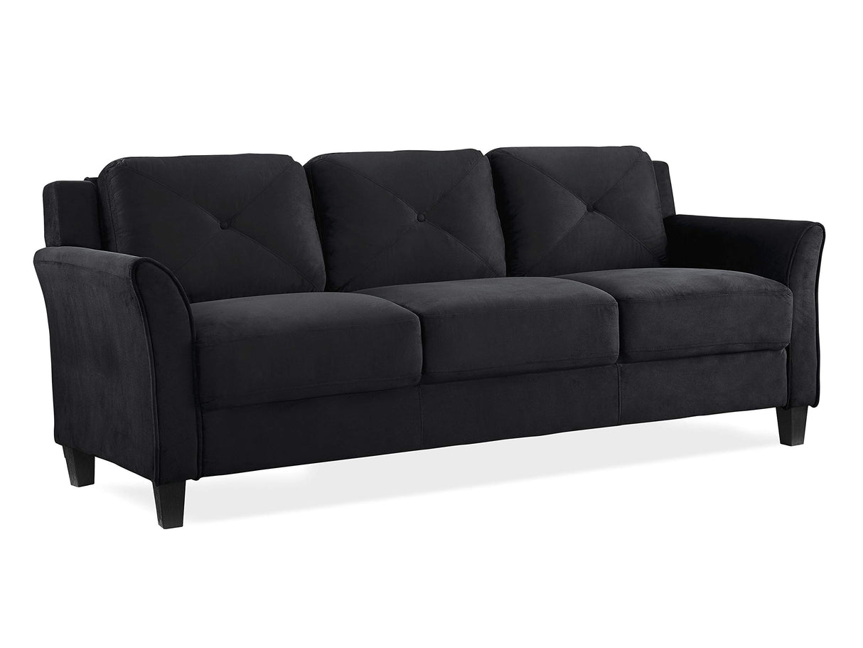 Lifestyle Solutions Harrington Sofa in Black LifeStyle Solutions