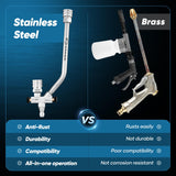 Saker Foam Cannon for Pressure Washer Kit with Foam Cannon Dual Connector Accessory,Pressure Washer Gun for Car Washing and Cleaning,5 Power Washer Sprayer Nozzles Saker