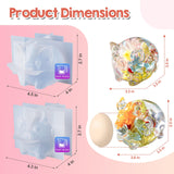 LET’S RESIN Animal Resin Molds, Cute Pig and Cow Figurine Silicone Molds for Epoxy Resin, Large 3D Round Resina Molds for Flowers Preservation, Resina Crafts, Home Desk Decor & Gifts for Animal Lovers LET'S RESIN