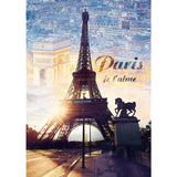 Trefl Paris at Dawn 1000 Piece Jigsaw Puzzle Red 27"x19" Print, DIY Puzzle, Creative Fun, Classic Puzzle for Adults and Children from 12 Years Old Trefl