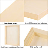 ADXCO 8 Pack Wood Panels 11 x 14 inch Wooden Canvas Board Unfinished Wooden Panel Boards for Painting, Arts, Pouring Use with Oils, Acrylics ADXCO