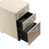 Bush Business Furniture Studio C 3 Drawer Mobile File Cabinet-Assembled, Rolling Document Storage for Home or Professional Office, 16W, Natural Elm Bush Business Furniture