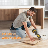 AMZWEI 50PCS Multi Tool Blade Kits, Professional Titanium Oscillating Tool Blades for Metal, Wood, Plastic, Curved Edge Oscillating Saw Blades Compatible with Dewalt Milwaukee Ryobi Rockwell Fein AMZWEI