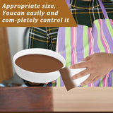 20 Pcs Wood Stain Applicator Pads, Wood Lint and Snag Free Applicator Pads Reusable Fiber Staining Pad Square Thick Rags Cloth for Wood Stain and Oil Based Finishes, White FMOACEN