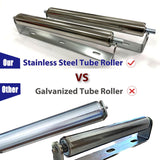 1.5" Diameter Roller and Bracket Set - 13.8" Long for Transporting Such as Foating Fishing Boats, Kayaks, Rafts and so on - Pack of 2 TAOMENNI