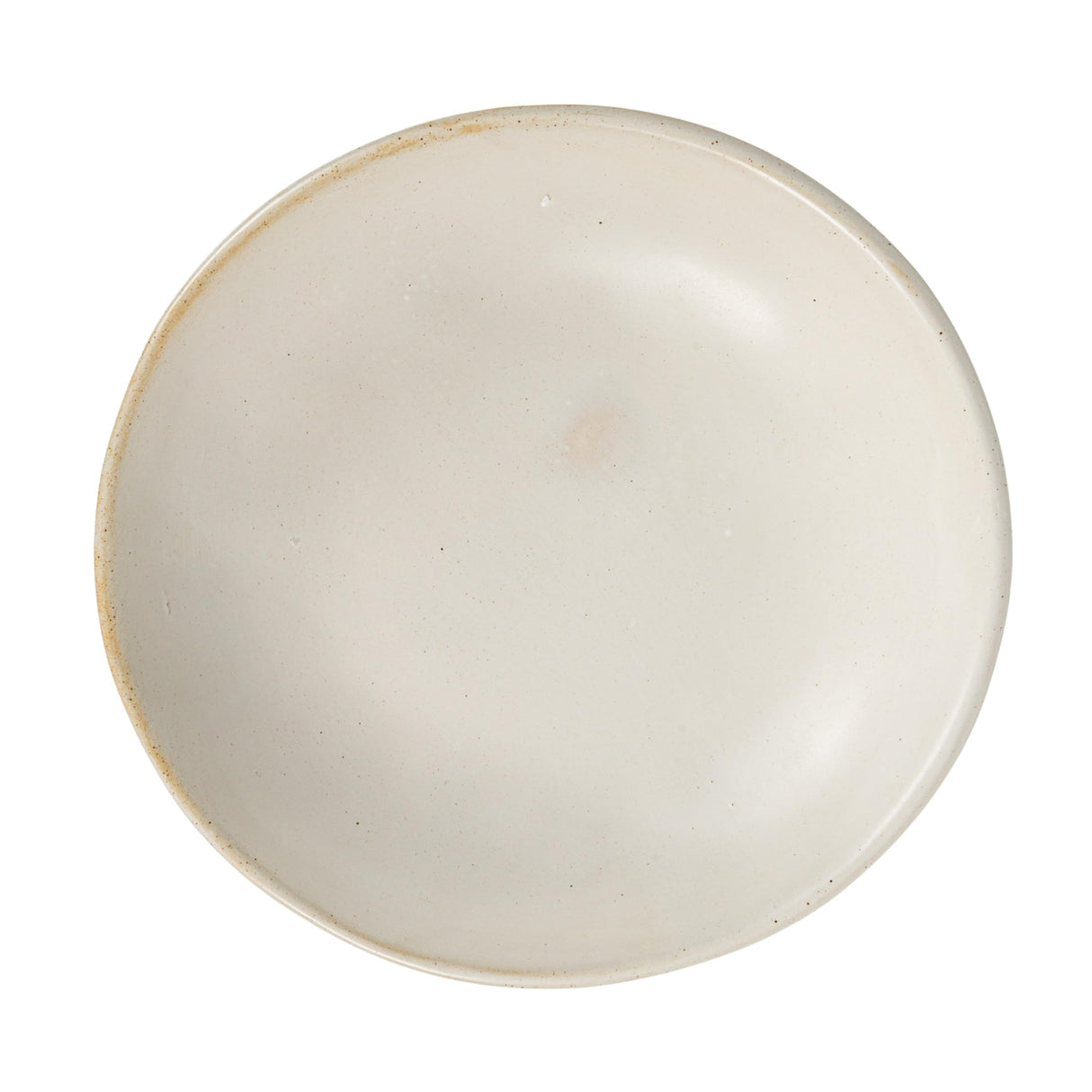 Creative Co-Op Stoneware Bowl w Reactive Glaze, White Creative Co-Op
