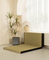 MustMat Thick Tatami Mat Twin XL Floor Mattress Japanese Tatami Bed with Storage Bag 39 x 80 x 2 in (Black) MustMat