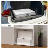 HLPB 6ft Folding Table with Handle & Safety Locks - Portable Picnic & Camping Table, Indoor/Outdoor Dining & Work Table for Weddings & Parties Plastic Construction HLPB