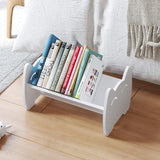 KUAIYU Kids Bookshelf, Mini Desktop Bookshelf with Tilted Shelf for Desk, Tabletop Book Shelf and Storage Rack in Living Room/Office/Home KUAIYU