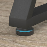 LVB Rustic Large Computer Desk, Industrial Extra Long Home Office Desk, Wood Pc Writing Work Study Computer Table Desk, Farmhouse Workstation Gaming Executive Desk for 2 Person, Rustic Oak, 70 Inch LVB