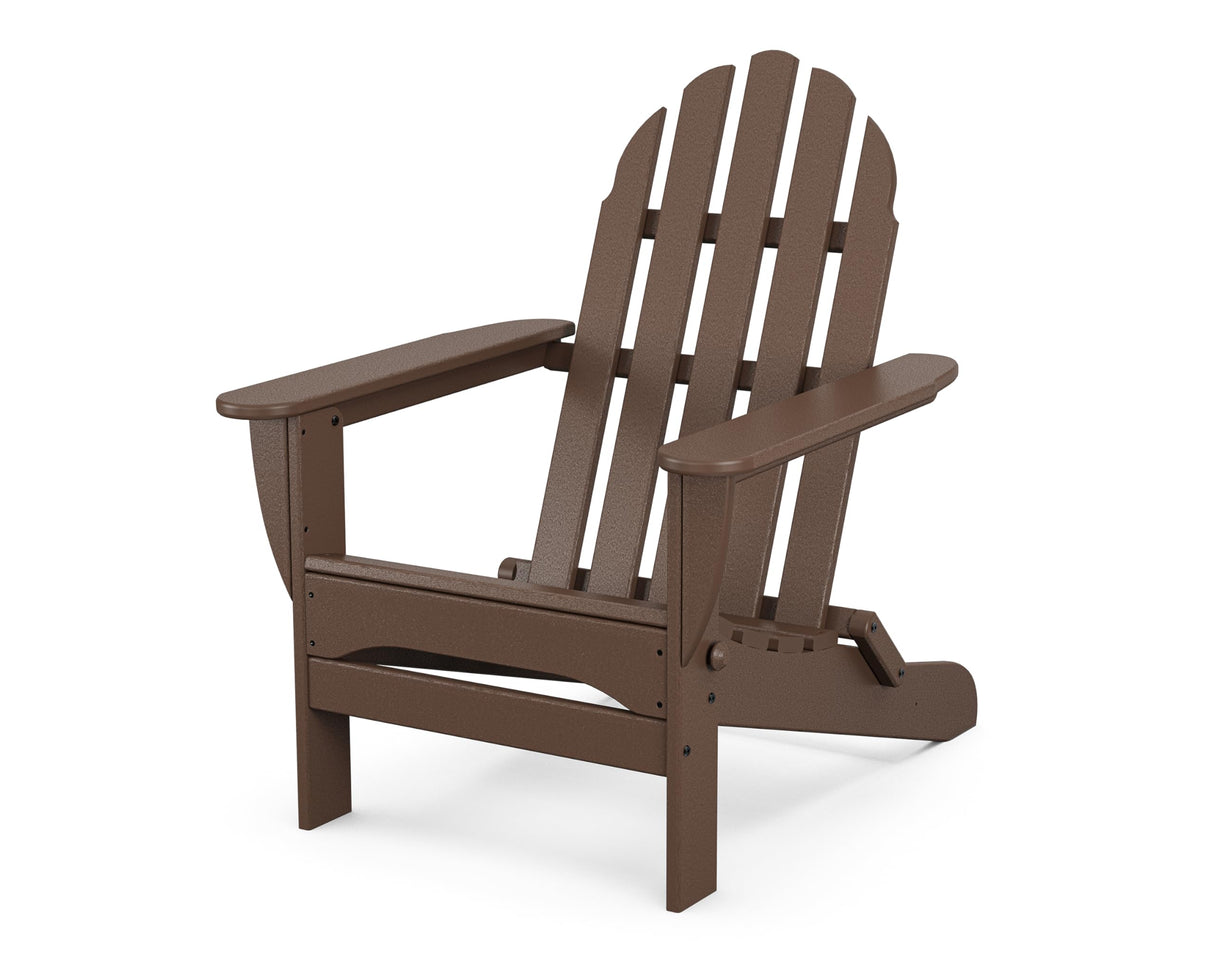 POLYWOOD AD5030MA Classic Folding Adirondack Chair, 35.00" x 29" x 35.00", Mahogany Polywood