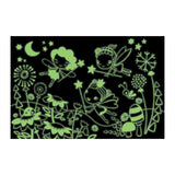 Mudpuppy Fairies Glow in The Dark Puzzle, 100 Pieces – 18” x 12”, for Ages 5+, Colorful Fairy Artwork, Made with Safe, Non-Toxic Materials Mudpuppy