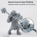 Siraya Tech Magna Durable Resin Grey (1kg) – Tough, High-Impact 3D Printing Resin for Engineering, Prototyping, Miniatures & More – Easy to Print, Versatile & Cost-Effective for Mass Production Siraya Tech