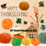 ZQYSING (4 Pack) Pumpkin Candle Molds with Leaf Mold, Set of Large + Medium + Small 3D Pumpkin Silicone Molds for Candles Wax Soap Epoxy Resin Casting Thanksgiving Halloween DIY Art Gifts Home Decor ZQYSING