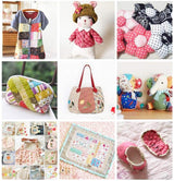 150Pcs 4" x 4" (10cm x 10cm) Cotton Craft Fabric Bundle Squares,Squares Sheets Patchwork,Pre-Cut Quilt Squares,DIY Sewing Quarters Bundle,Quilting Fabric Bundles OJYUDD