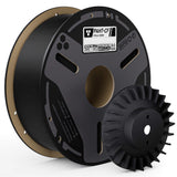 ELEGOO Carbon Fiber PAHT Filament 1.75mm Black 1KG, Nylon CF High Temp 3D Printing Filament, High Strength & Rigidity, Corrosion Resistance, 1KG(2.2lbs) Spool for Enclosed FDM 3D Printers ELEGOO