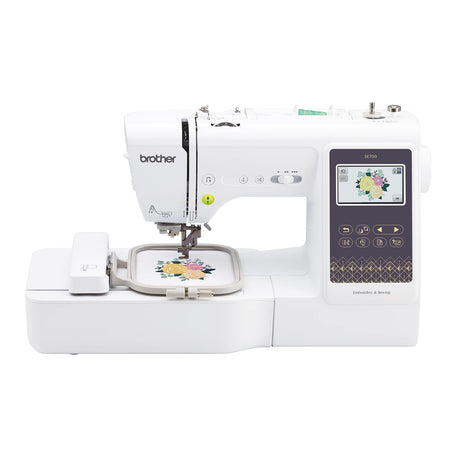 Brother SE700 Sewing and Embroidery Machine, Wireless LAN Connected, 135 Built-in Designs, 103 Built-in Stitches, Computerized, 4" x 4" Hoop Area, 3.7" Touchscreen Display, 8 Included Feet, White Brother