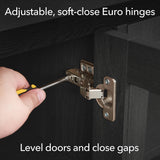 Henn&Hart Tillman Rectangular TV Stand for TV's up to 80" in Black Grain Henn&Hart