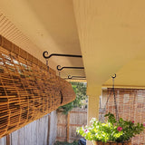 Bamboo Shades for Patio, Bamboo Window Blinds 11" 26" 31" 36" 42" 48" 53" 59" 64" 69" Bamboo Roll Up Blind for Balconies Laundry Kitchen Apartment Cordless, Cocoa(Size:31 in Width x 72 in High) Generic