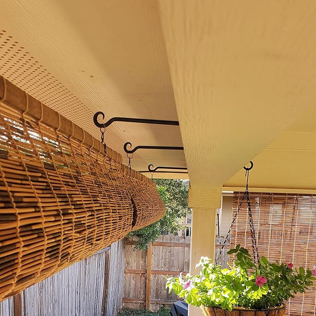 Bamboo Shades for Patio, Bamboo Window Blinds 11" 26" 31" 36" 42" 48" 53" 59" 64" 69" Bamboo Roll Up Blind for Balconies Laundry Kitchen Apartment Cordless, Cocoa(Size:33 in Width x 47 in High) WoodArtSupply