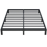 Maenizi 8 Inch Bed Frame Queen Size No Box Spring Needed, Heavy Duty Queen Platform Metal Bed Frame Support Up to 3000 lbs, Easy Assembly, Noise Free, Black Maenizi