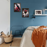 MBNTJHT 6 Pack Halloween Diamond Art Kits for Adults,Rose and Crow Diamond Painting Kits for Beginners,5D Round Full Drill Skull Gem Art Crafts for Home Wall Decor Gifts 12x16 Inch. MBNTJHT