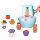 Make It Real Mini Pottery Studio Deluxe Set - DIY All-in-1 Sculpting Craft Kit for Kids & Tweens - Create 20 Unique Miniature Clay Projects - No Mess, No Bake, Quiet Wheel - All Skill Levels Ages 8 Make It Real